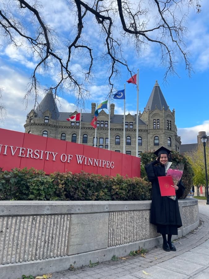 Melanie at University of Winnipeg — Winnipeg, 2021